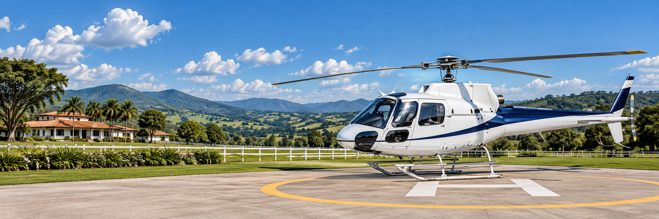 Helicóptero — fazenda
